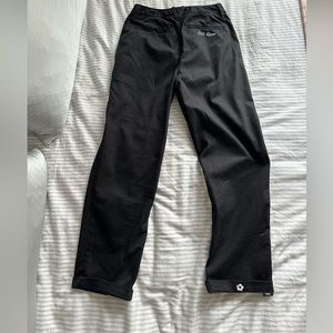 Sandy Liang x Vans chino collab black high waist cuffed pants skater